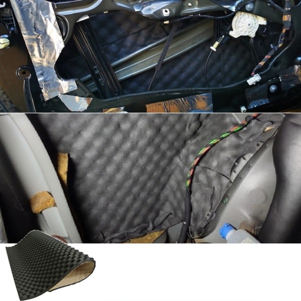 Auto Studio Lyd Akustisk Absorpsjon Bil Varmebestandig Bølge Skum Deadener