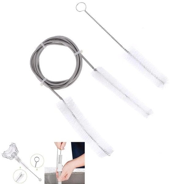 2stk maske og slange rengøring børste kit CPAP renser børste tilbehør