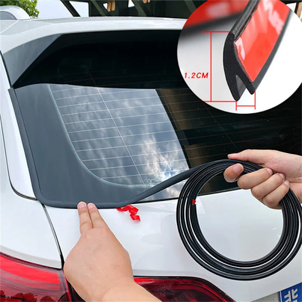 Y Shape Auto Window Gap Protection Bil Sealing Strips Gummi