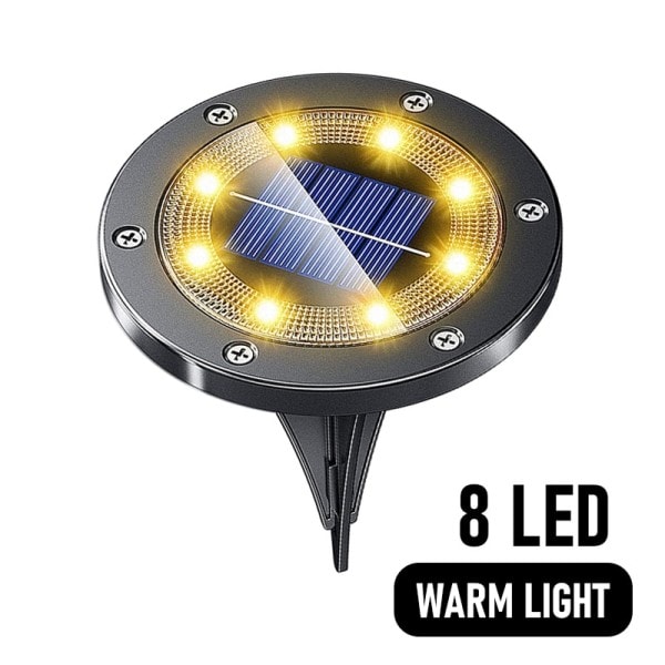 16 LED Aurinko Nurmikon Valot Maa Ulkona vedenpitävä Aurinko Puutarha Sisustus lamput
