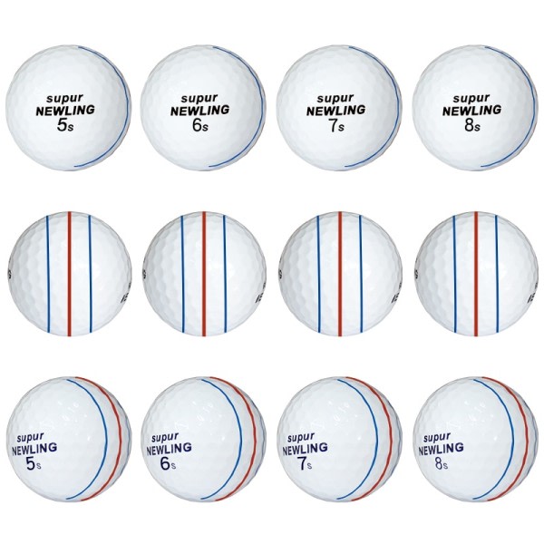 12 Pieces Golf Balls Super NewlingThree Layers  Super Long Distance Golf Ball