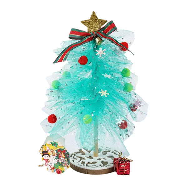 Rutnät Glödande Jul Träd diy Material Pack  Barn's presenter leksak Navidad Familjen juldekorationer