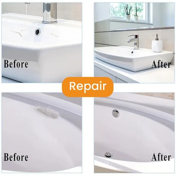 Kakel Reparera Klistra Golv Kakel Grop Reparation Lim Tub