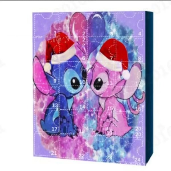 Joulu Stitch Adventti kalenteri lapsille Mickey Minnie Blind Box Juguetes yllätys lelut lapsille 2024 Navidad lahjat