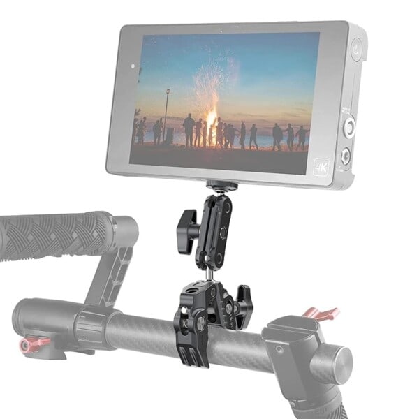 Metall Super Clamp med Dubbel Ball Head Magic Arm