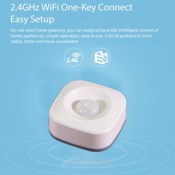 WIFI Bevægelse PIR Sensor Detektor Bevægelse Sensor Smart Life APP Trådløs Hjem Sikkerhed