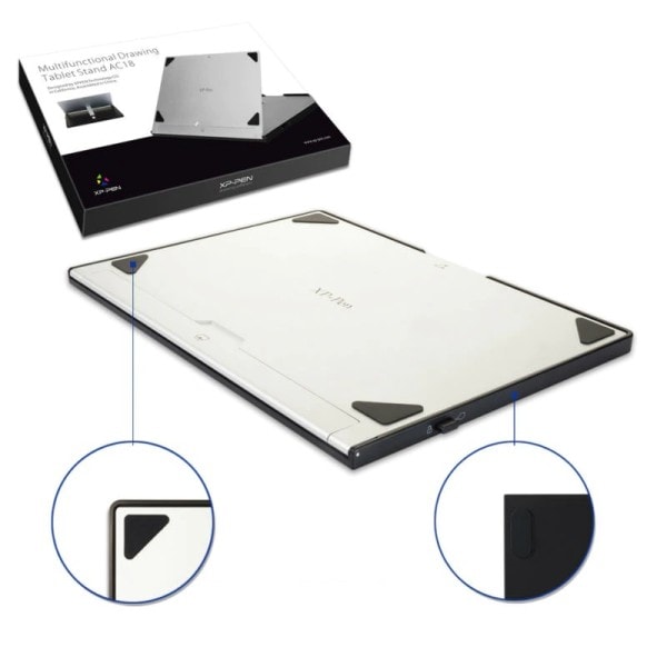 XP-Pen AC18 Multifunktionell Metall Ritning Fäste Penna Display Ställ hållare
