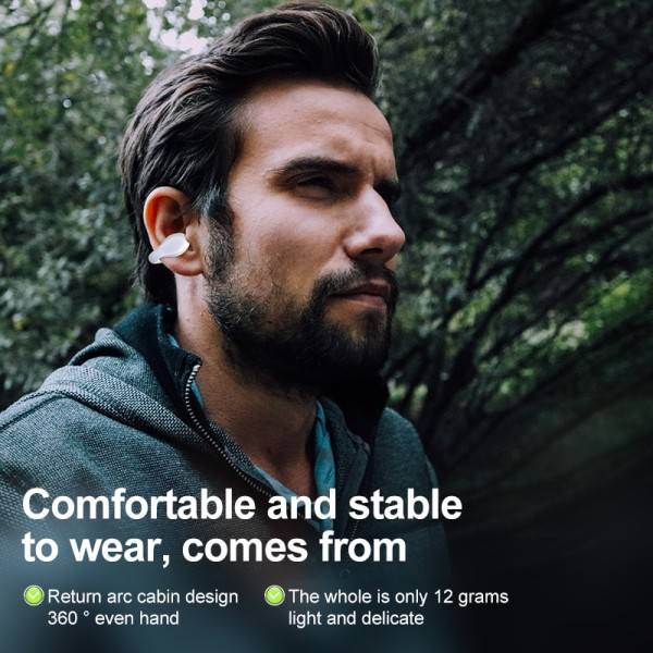 Trådlöst Ear Clip Hörlurar Bone Conduction Bluetooth Hörlurar