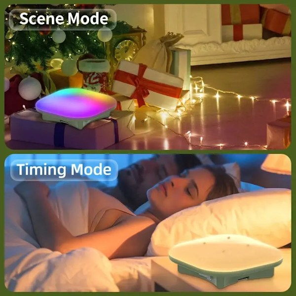 Camping Lantern Oppladbar LED Smart Lys Bluetooth Kontroll av Tuya APP Musikk Sync RGB LED Telt Belysning 13500mAh Utendørs 80W