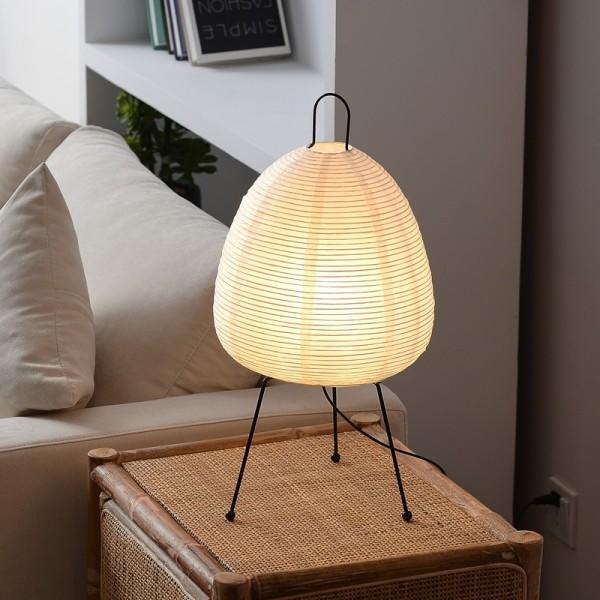 Japansk ris papir lanterne led bord lampe stue rom soverom