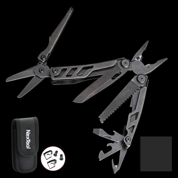 Hand Tool Flagship Pro 16 in 1 Multi-tool EDC Utomhus Tång Kniv Såg Kutter Flask Öppnare Skruvmejsel Sax