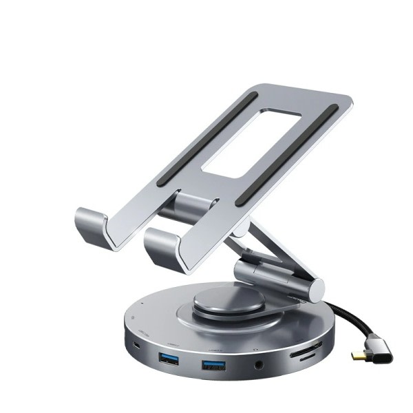 Moni USB C Hub pyörivä jalusta