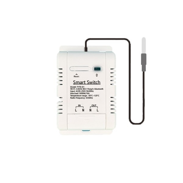 Smart Life WiFi lämpötila kytkimet 16A Smart termostaatti reaaliaikainen energia virrankulutus valvonta ja