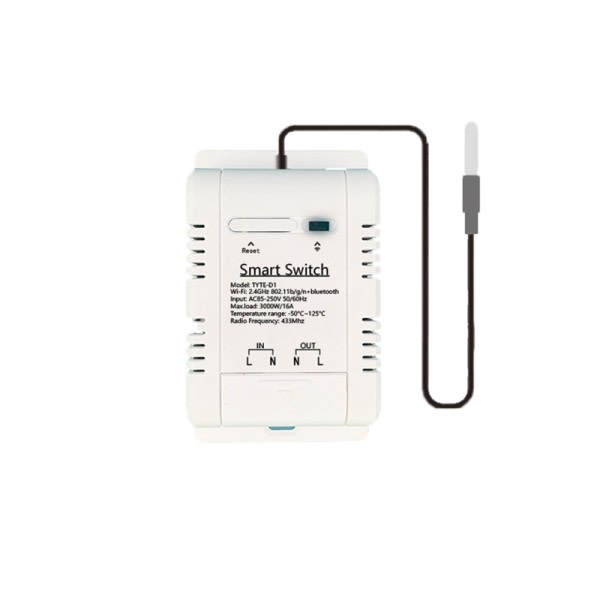 Smart Life WiFi Temperature Switches 16A Smart Termostat Real-time Energy Comsuptiom Monitoring med