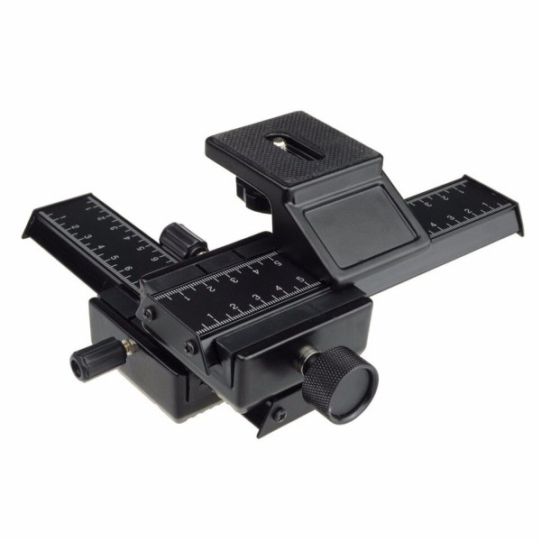 4 vejs Makro Shot Focusing Rail Slider for SLR DSLR DC