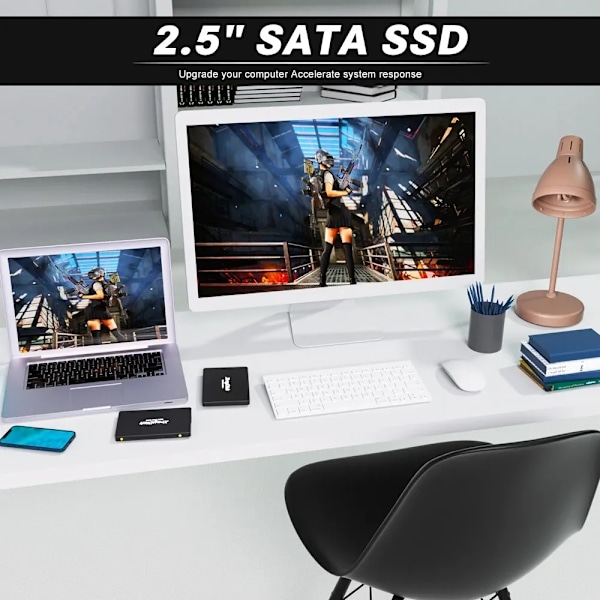 Sata3 Ssd 1TB Hdd 2.5 Hårddisk Disk 2.5 "Intern Solid State Drive