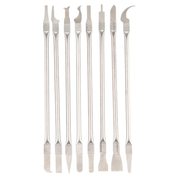 8 I 1 Telefon Reparation Verktyg Set Demontering Klingar Metall Remover Hand Verktyg