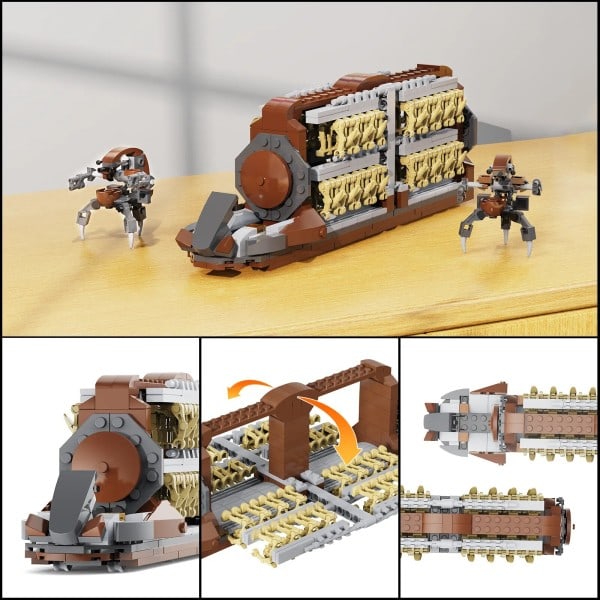 Space Film Krig Platoon Angrep Byggeblokker Set Maskin og Destroyer Robot Klosser Leker