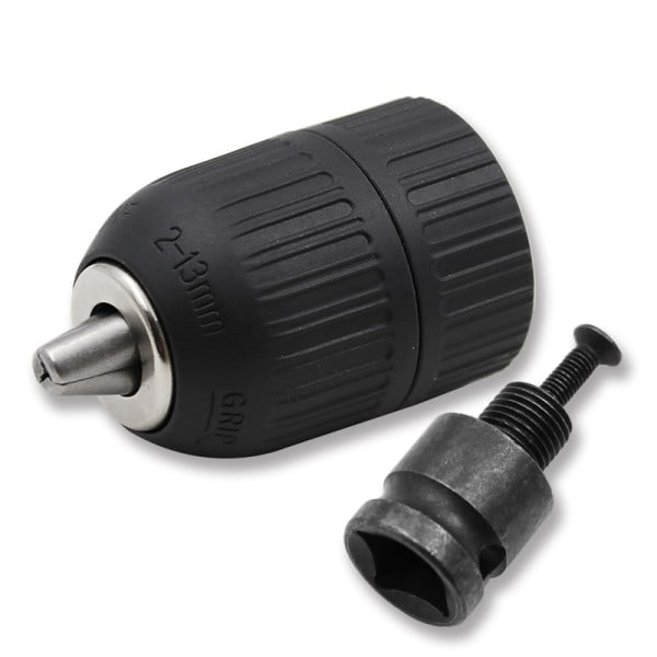 2-13 mm självlåsande nyckellös borr chuck själv dra åt borr chuck adapter