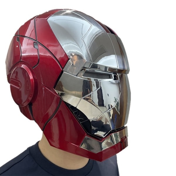 Iron Man Hjelm 1:1 MK5 Elektrisk Multi-piece Åbning og lukning hjelm stemme kontrol øjne med lys
