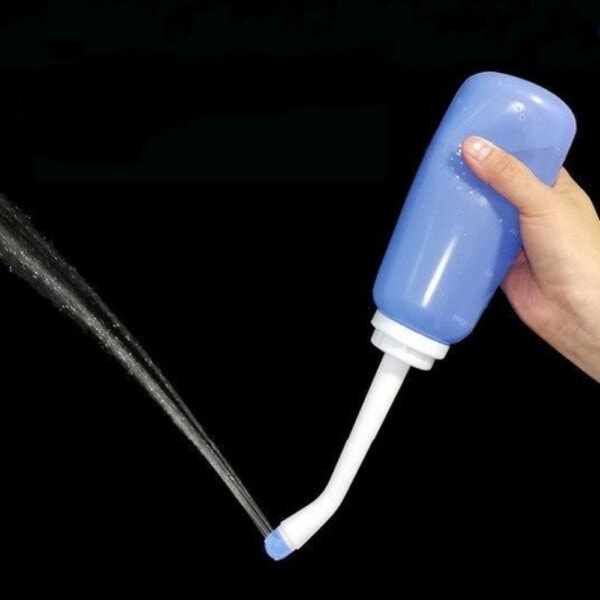 Kraftfull Hand Hold Rese Bidet Flaska Sprayer