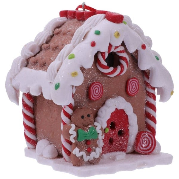 Jul LED Harpiks Hus pynt Vakker Lysende Hus Pendel LED Belysning Jule Hus