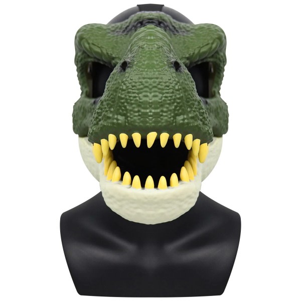 3D Dinosaurie Mask Lifelike Raptor Dino Moving Jaw Dinosaur Mask