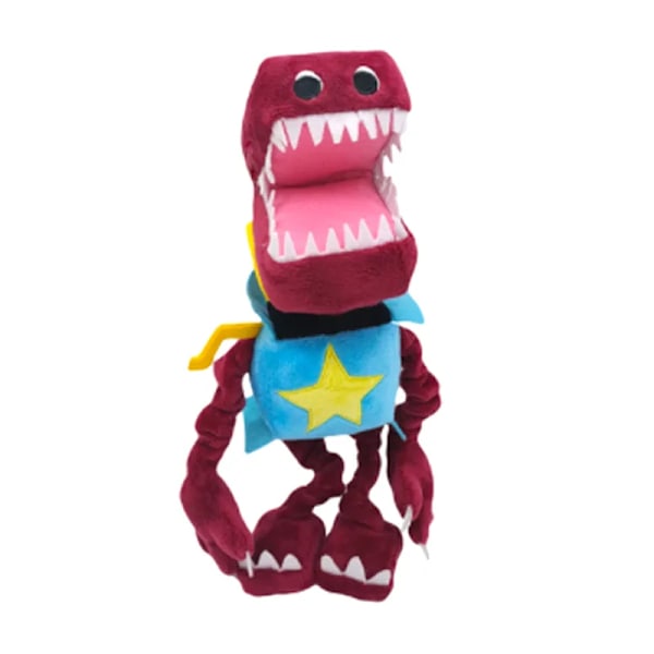 Cartoon Boxy Boo Toy Scary Game Perifer Dukker Rød Robot Fylt Plysj Dukker