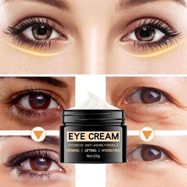 20g PRETTYCOME Eye Cream Lifting Firming Anti Høvelser Retinol Rynke Massage  Mørk Cirkel Lysere