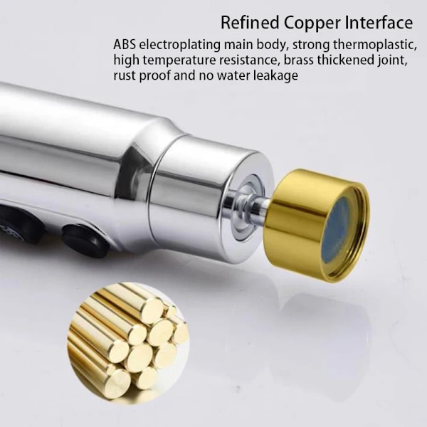 Ny Kran Förlängare 360° Universal Rotation Förlängning Stänksäker Aerator 3 Modes Kök Sho Tillbehör Med Universal Adapter