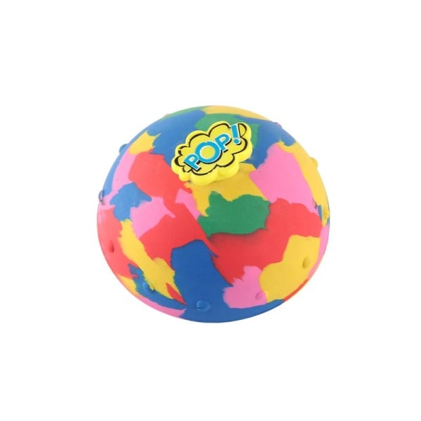 Hip Hop Hop Halv Side Bouncer Ball Anti Stress Fidget Legetøj For Børn Sjov Camouflage Pop Bounce Skål Spinning Top