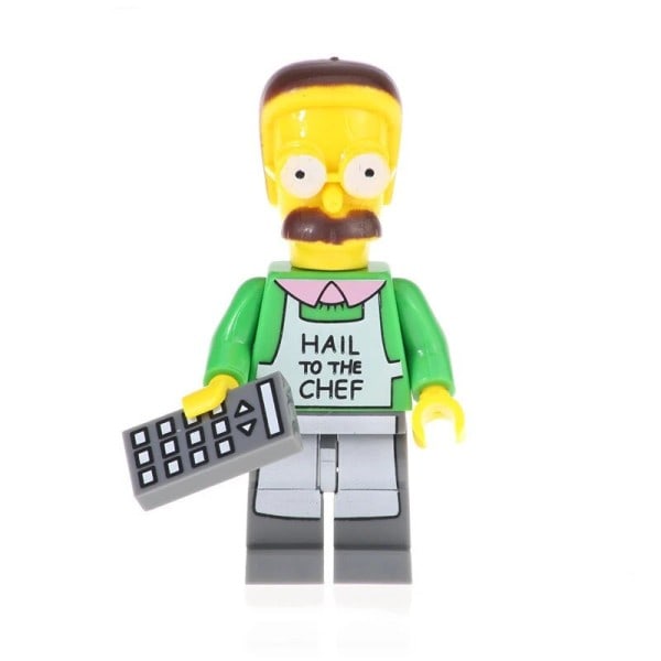 Tecknad The Simpsons Anime Mini Action Figurer Gör-det-själv Församling Byggnadsblock Utbildningsmodell leksaker