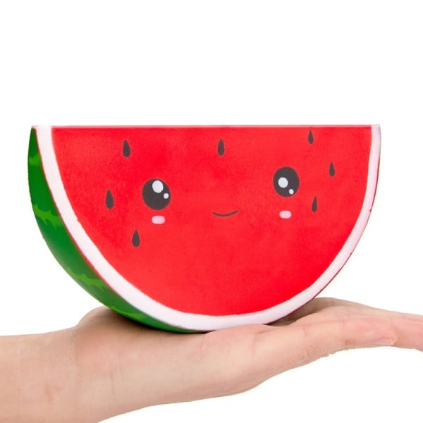 Kawaii Vandmelon Squishy Simuleret Frugt Langsomt Resende Brød Duftende Squeeze Legetøj