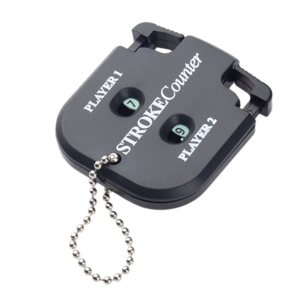 Mini Handy Golf Skott Räkna Slag Putt Poäng Räknare Två siffror Scoring Keeper Med Key Kedja