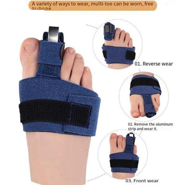 Tå Rightener Toe Splint Corrector Toe Wrap För Hammar Tå Böjd Klo Och Skrok Tå Att Aligna Stöd