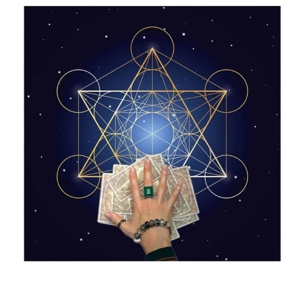 Spådom duk sklisikker matte tarot kort duk