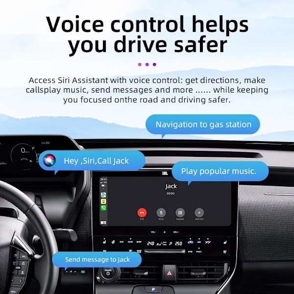 Wireless CarPlay Adapter for Apple iPhone Kablet til Wireless Carplay