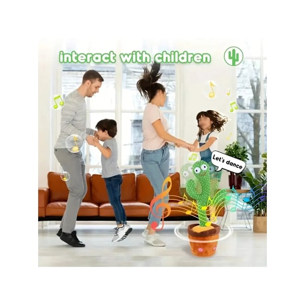 1 bitar Dans Talking Kaktus Leksaker För Baby