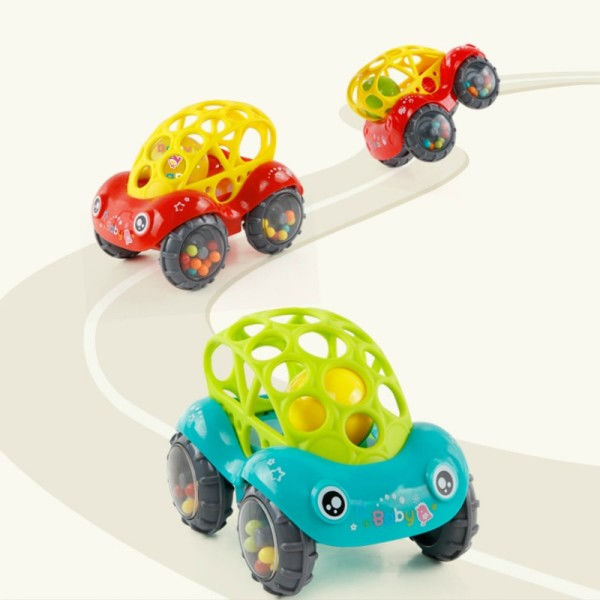 1kpl vauva auto nukke lelu pinnasänky mobiili kello sormukset kahva Gutta percha käsi pyynti pallot vastasyntyneille