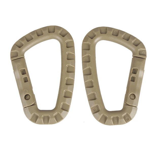 5 stykker 8,5cm Taktisk Ryggsekk Spenne Rask Taktisk Karabinkrok Plast Krok D Shape