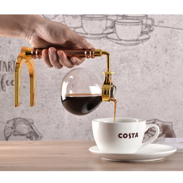 Japansk stil hævert kaffemaskine te hævert kande vakuum kaffemaskine glas type kaffe maskine filter