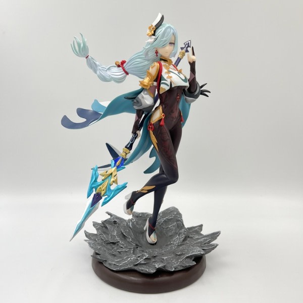 Genshin Impact Shenhe Anime Figur Mona Action Figur Samlerobjekt Model Dukke Legetøj