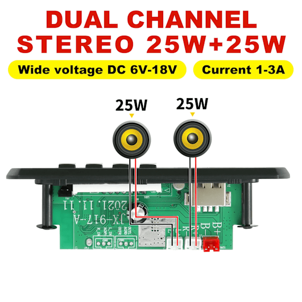 12V 120W Förstärkare Bluetooth 5.0 MP3 WMA APE Dekoder Kort DC 12V Handsfree Bil Ljud USB TF FM Radio Mp3 Musik Spelare Högtalare