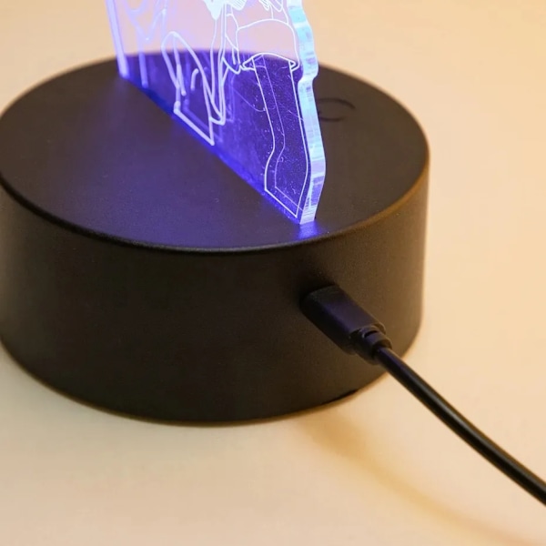 Sarjakuva  Stitch Figuuri 3D LED Valo Lapset LED Yö valo USB LED pöytä lamppu