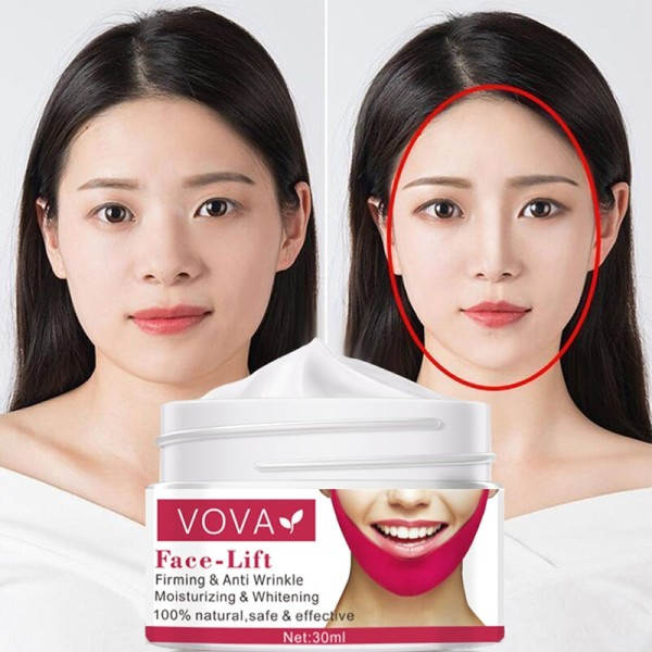 30ML Face Lifting Blankning Cream Ansiktsbehandling Firming Kraftfull V-Line Återfuktande Anti-rynk Anti-Aging Ansikts Crème