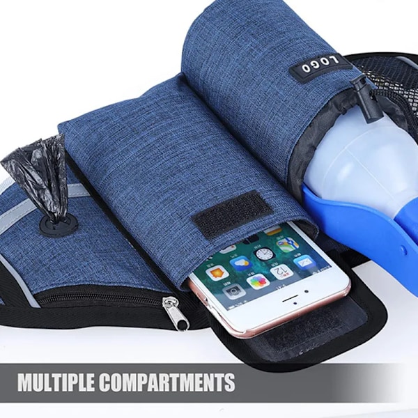 Hund träning påse promenad husdjur godis påse fanny pack handsfree husdjur godis påse