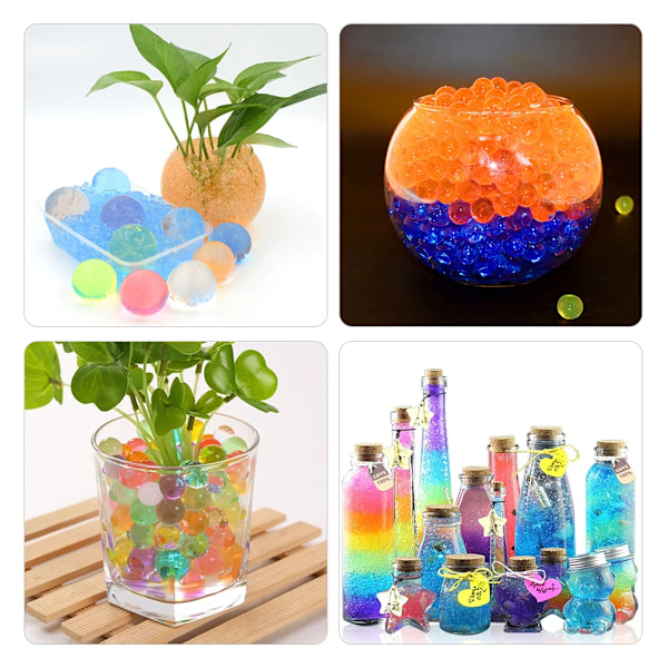 Perle formet krystall jord vann perler slam vekst gelé baller hydrogel vann voksende perler bryllups