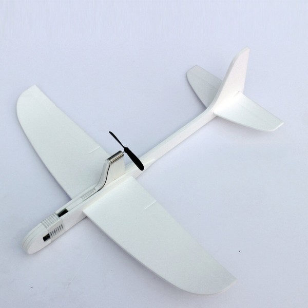 DIY Pædagogisk Legetøj Start Hånd Kaste Svævefly Gave Flyvemaskine Model Kondensator Elektrisk RC For Børn