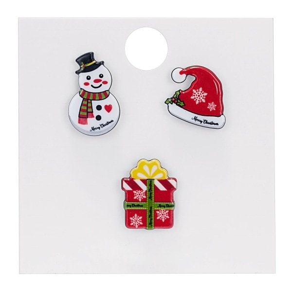 God jul broscher set för kvinnor jul strumpor jul träd älg emalj emblem liten brosch