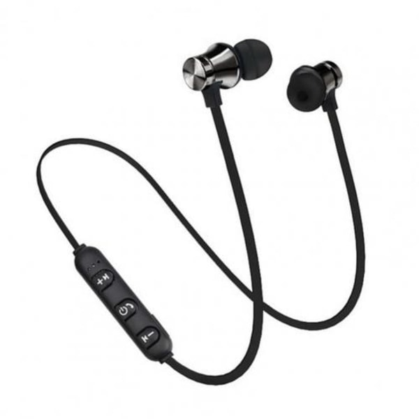 Magnetisk trådløs hodetelefoner bluetooth øretelefoner stereo sport vanntette ørepropper